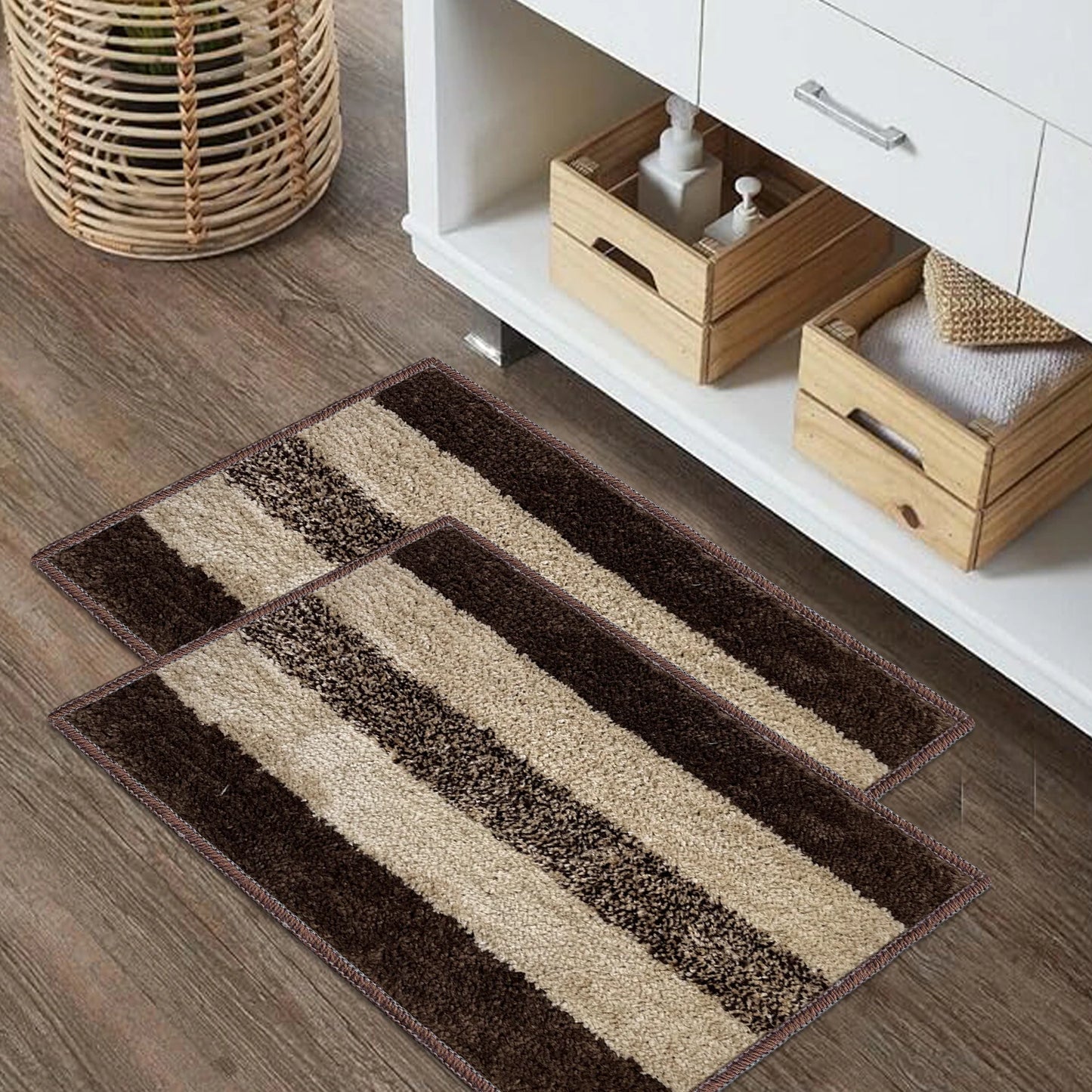 Microfiber Door Mat for Home | Soft, Absorbent & Quick-Dry Entrance Mat | Anti-Slip Floor Mat for Bathroom & Entryway